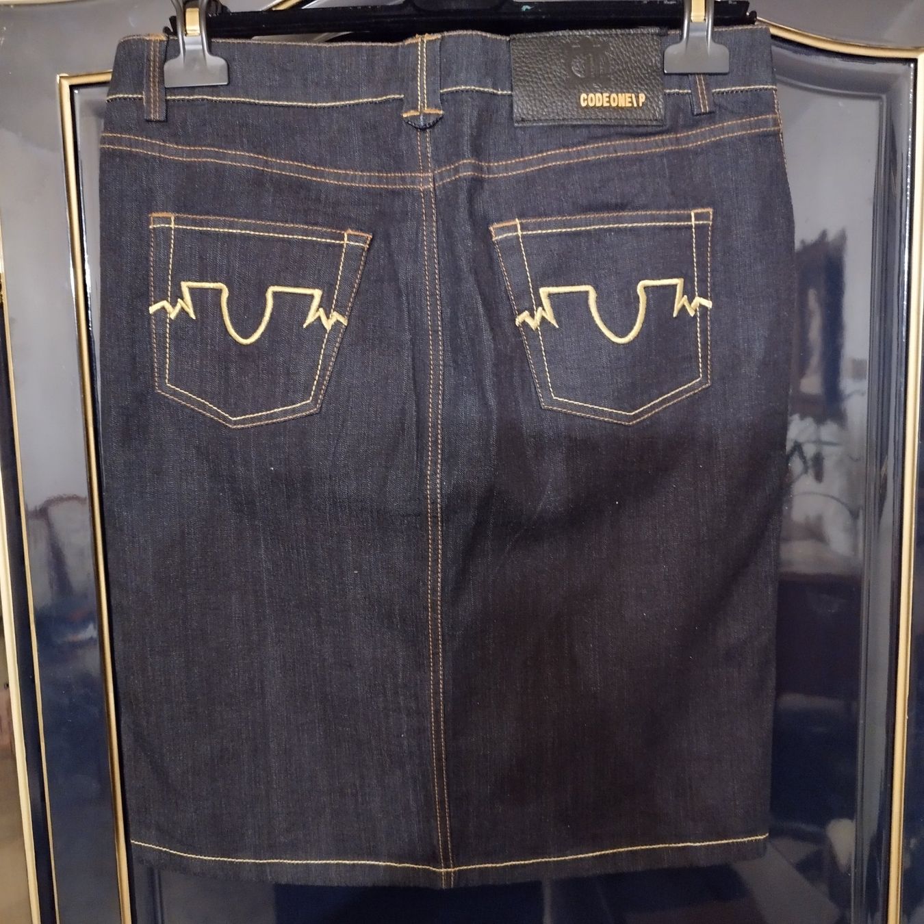 Gonne: Code One Jeans Rock Damen gr 42 it Neu – Nuovo (secondo la descrizione) da Basel venduto da pro_79rs 7