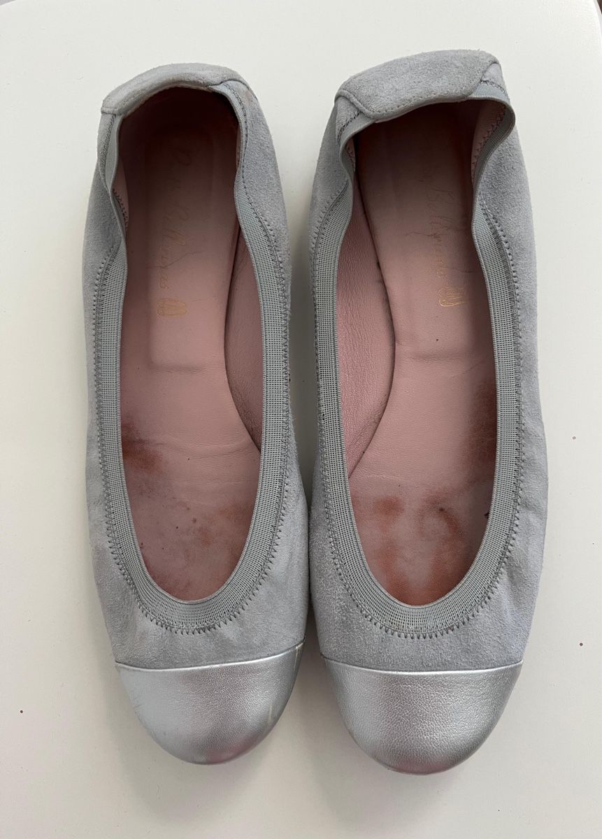 Damenschuhe: Pretty Ballerinas Grey SuedeSize 41 – Gebraucht aus Genève von gvokiii