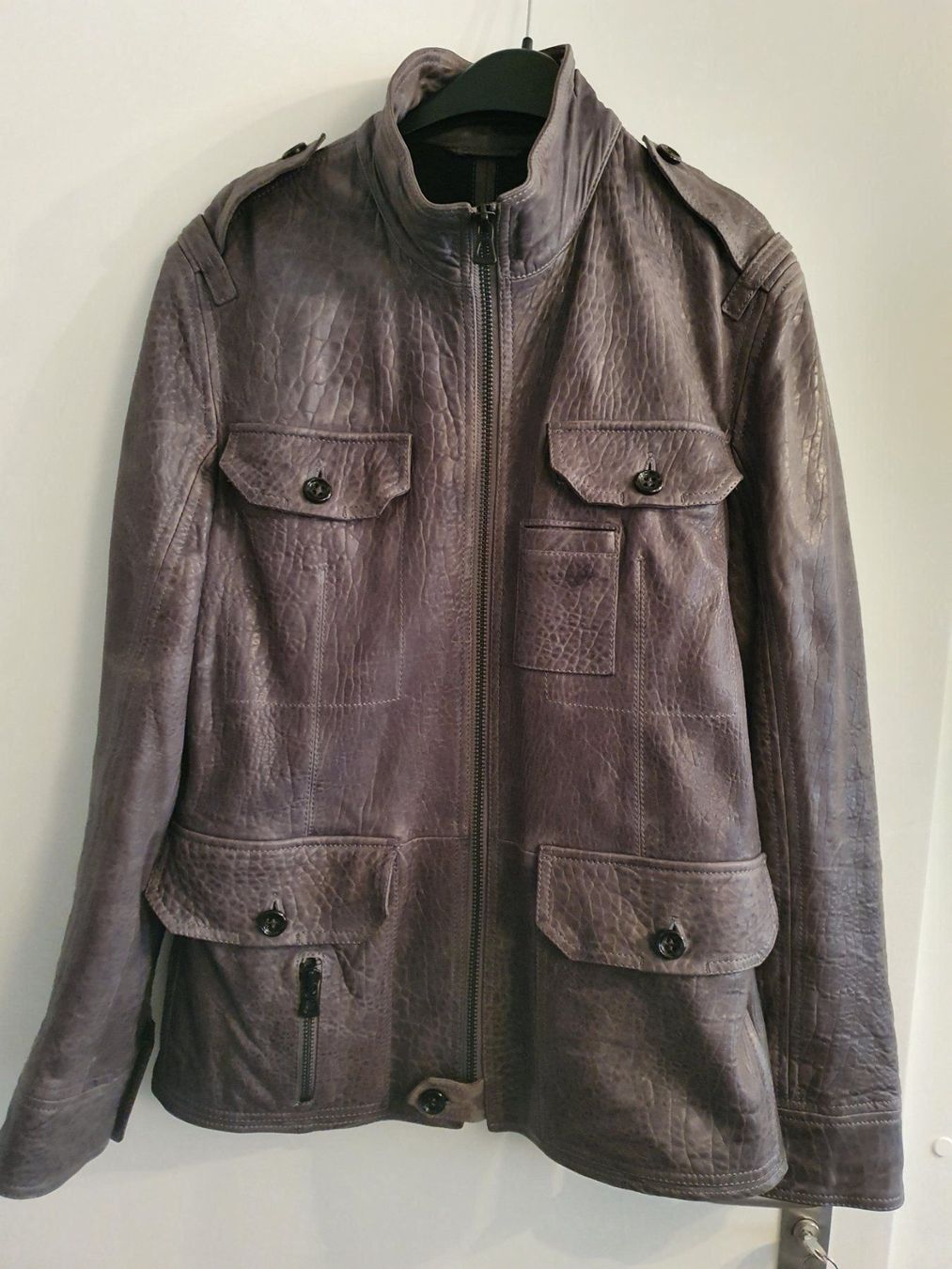 Hugo Boss Giacche: Hugo Boss Lederjacke – Usato da thalwil venduto da Raishin720