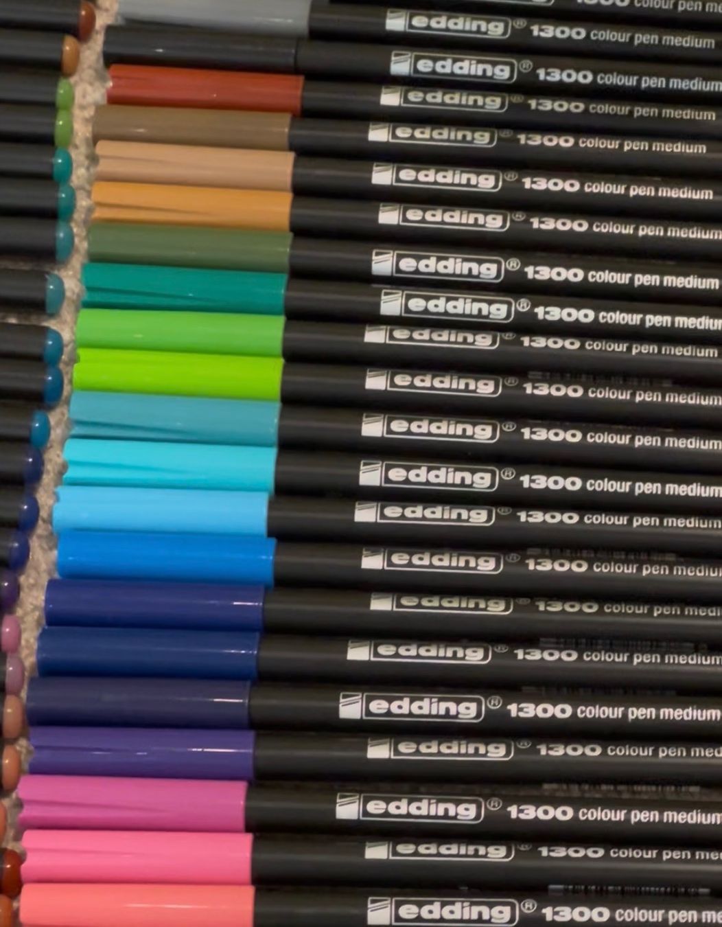 Edding Penna & Evidenziatori: Handlettering Set von Edding, diverse Stifte und Farben – Usato da Frauenfeld venduto da Kasperli12 3