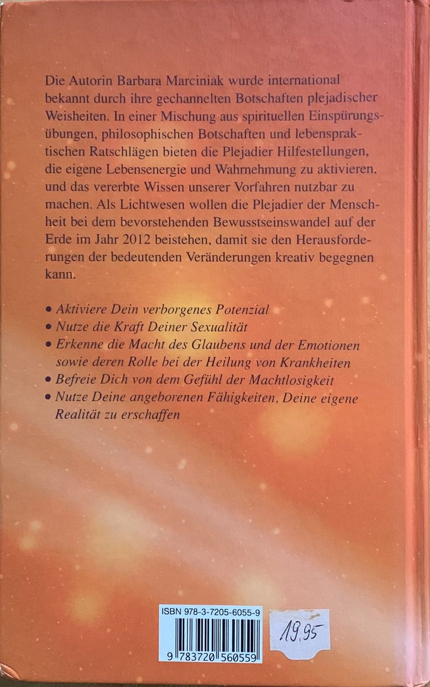 Libri: Buch BARBARA MARCINIAK - WEGE ZUM LICHT – Usato da Birsfelden venduto da Emporio82 1