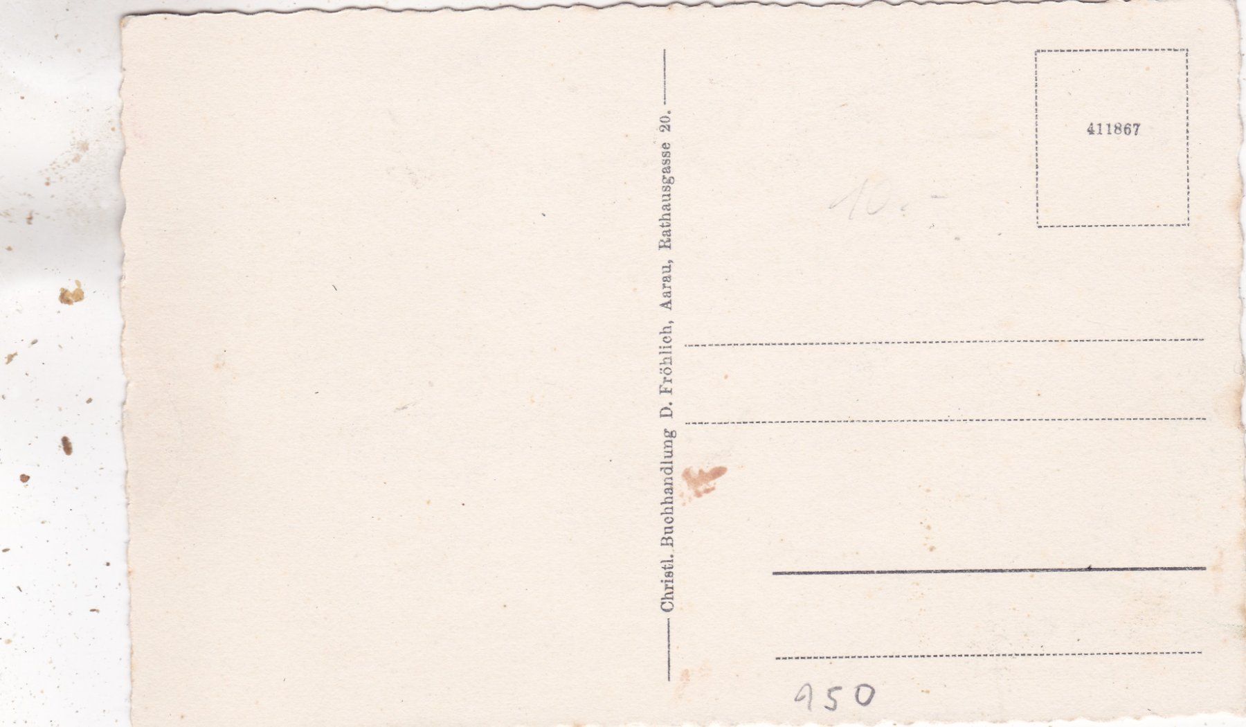Cartoline postali: Aarau Kettenbrücke – Usato da Herisau venduto da Lisegrat2008 1