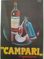 Poster Campari Riproduzione disegnato da Nizzoli