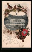 Passepartout-Lithographie Appenzell, Kur