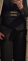 Balmain Gürtel in Veloursleder Gr. 40 TOP und NEU