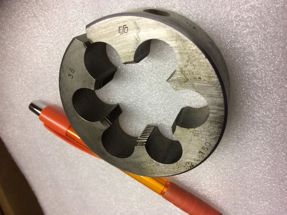 Aceteel Schneideisen M38 X 1,5 - Metrisches Gewindeschneider Für Rechtsgewinde