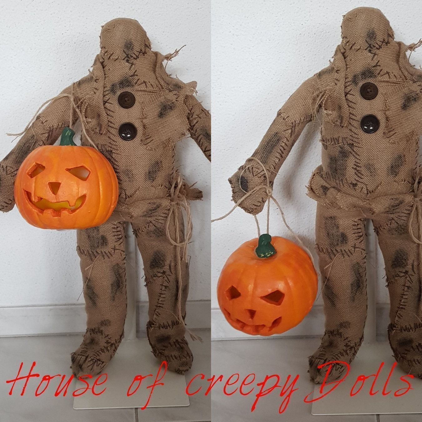 Puppen: HORROR/ HALLOWEEN KÜRBIS PUPPE – Neu (gemäss Beschreibung) aus Root von LifestyleAccessoires 3