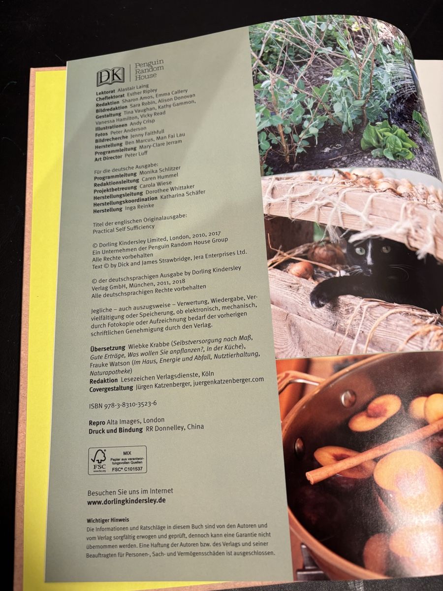Libri: Das grosse Buch der Selbstversorgung-Dick&James Strawbridge – Nuovo (secondo la descrizione) da Montlingen venduto da ann_w6t2 2