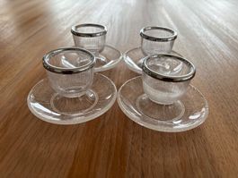 4 Eierbecher, Eierhalter