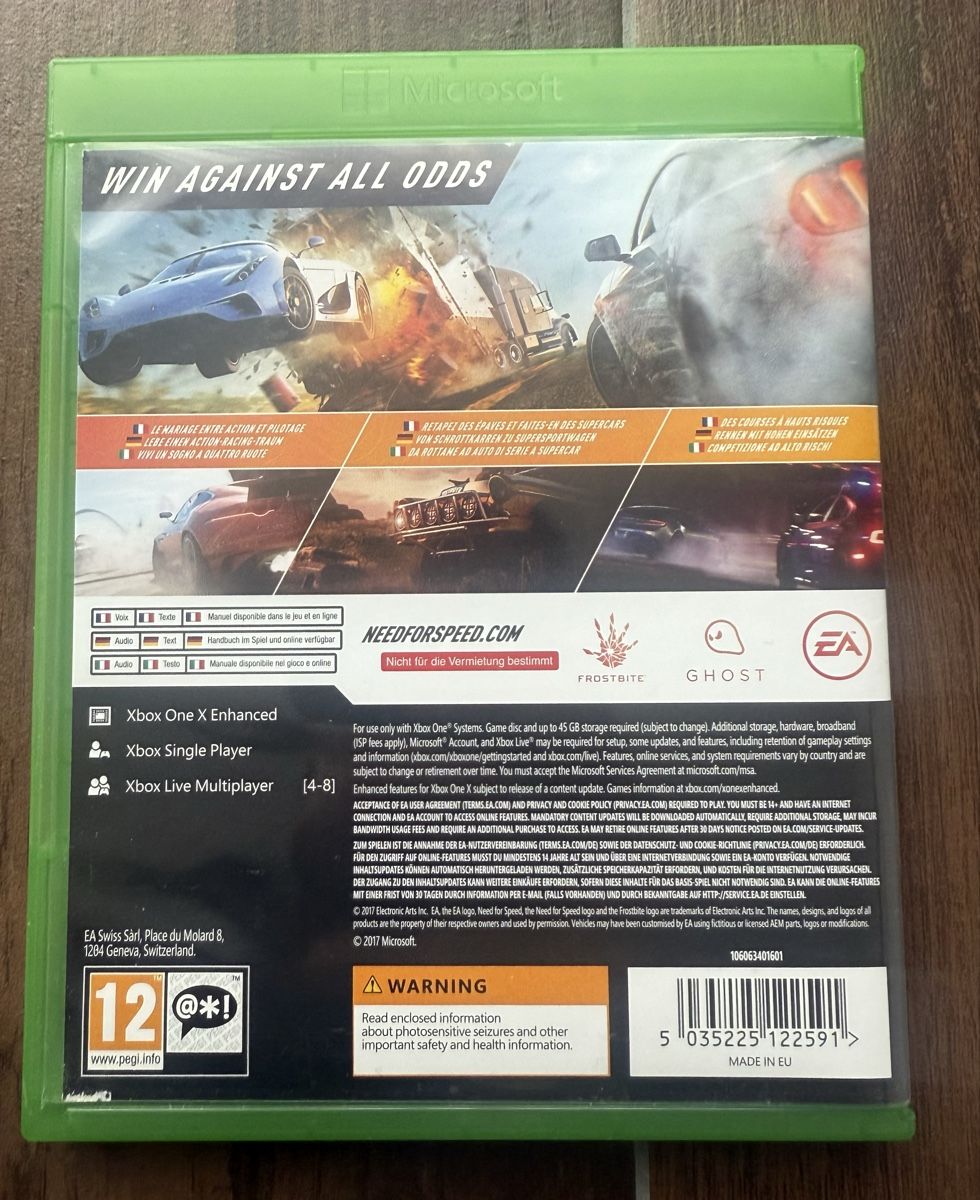 Giochi: Need for Speed Payback Top! – Usato da Staufen venduto da hadornski1 1