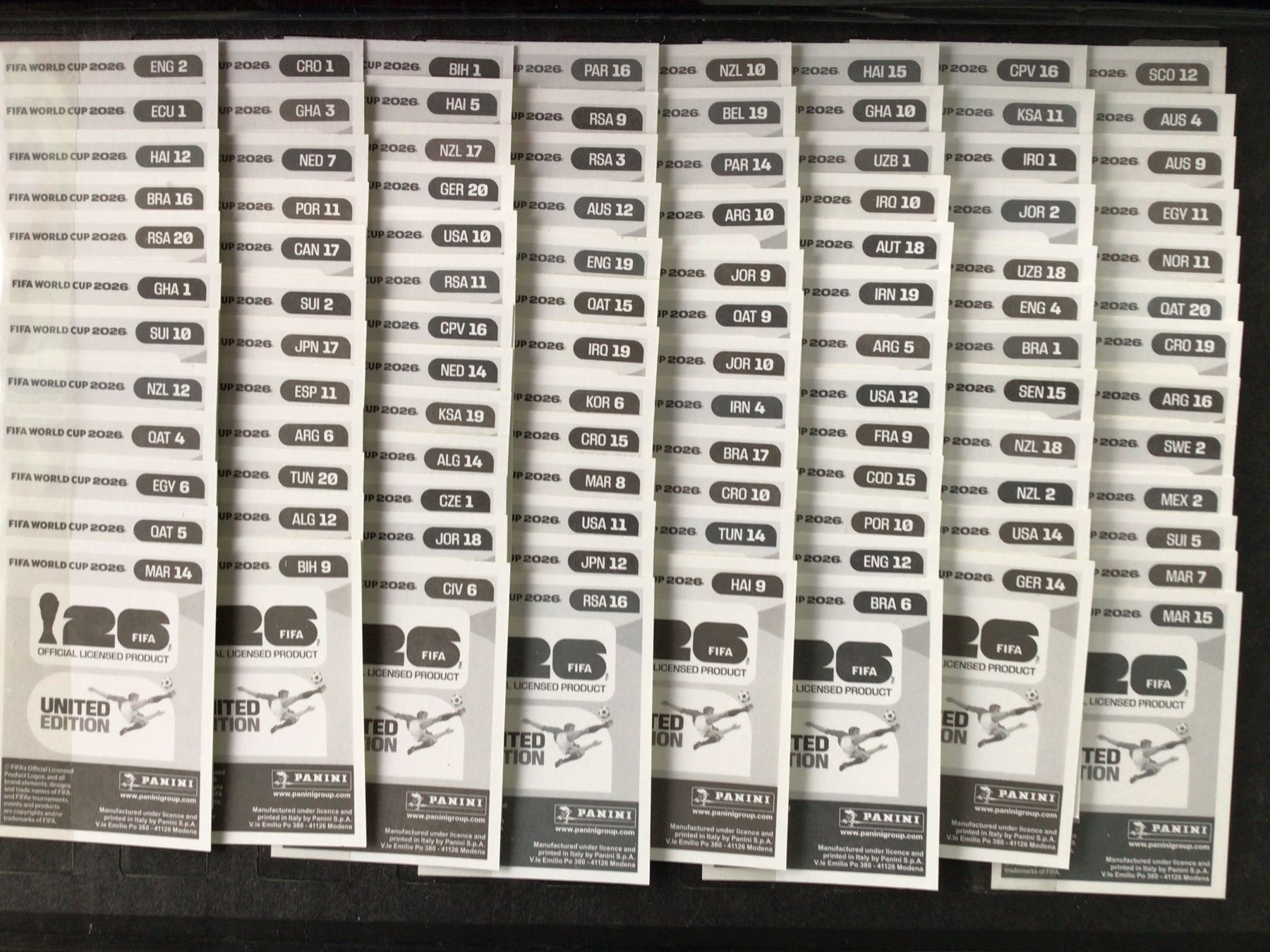 Panini Carte collezionabili: 255 Panini Bilder WM 2026 ab Fr.1.00 – Nuovo (secondo la descrizione) da Roggwil BE venduto da Worni52 1