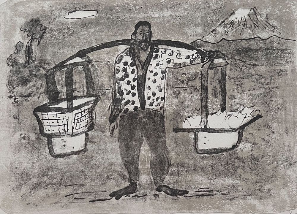 Grafica & Litografie: ERNST MORGENTHALER LITHOGRAPHIE SIGNIERT – Usato da Gersau venduto da grafik-kunst