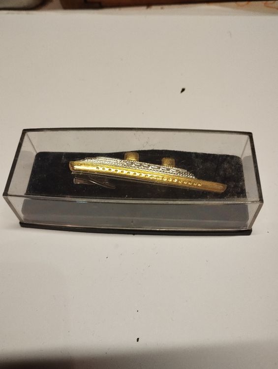 Fermacravatta Nautico Ancora PinMart - Scegli Oro O Argento