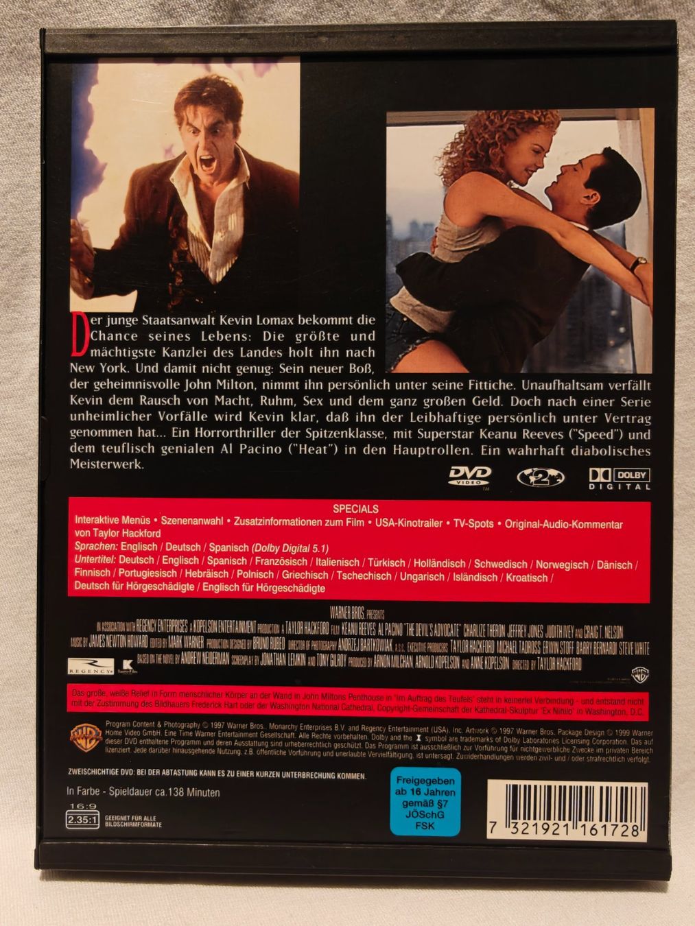Tutti i DVDs: Im Auftrag des Teufels – Usato da Gutenswil venduto da Vulcano21 1