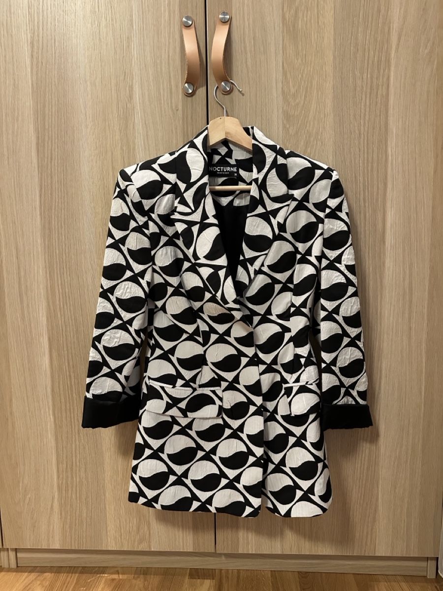 Giacche: Nocturne Abstract Print Blazer - Size S – Usato da Horgen venduto da Elizhadz 3