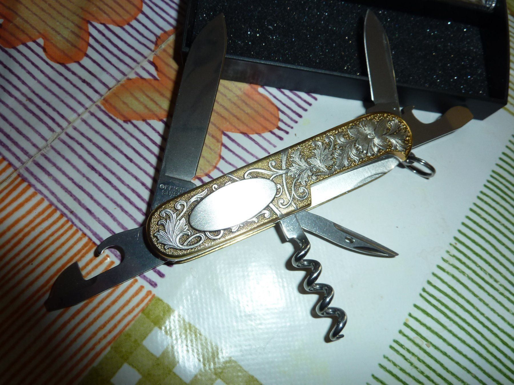 Victorinox Coltelli tascabile: Messer die 5 Mikron Silber Krokodil Mögl – Nuovo e nell'imballaggio originale da Lausanne venduto da coucoulet 1