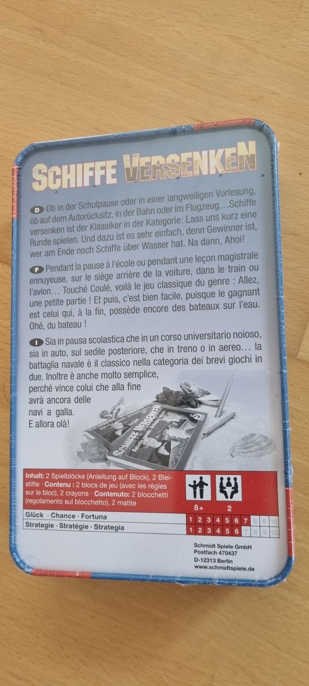 Giochi: Reisespiel Schiffe versenken – Nuovo (secondo la descrizione) da egliswil venduto da Maggy6 1