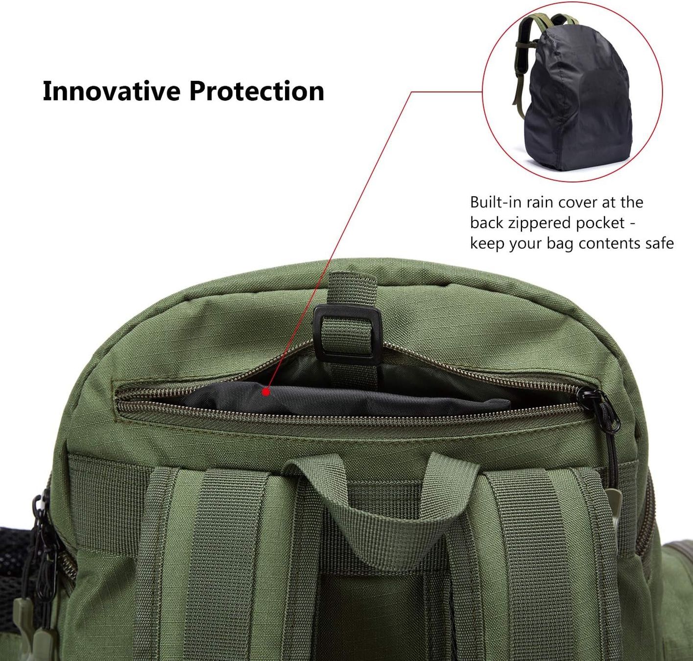 Rucksäcke: XL Multifunktionale Outdoor-Rucksack – Neu und originalverpackt aus Châtelaine von topshop.switzerland 5