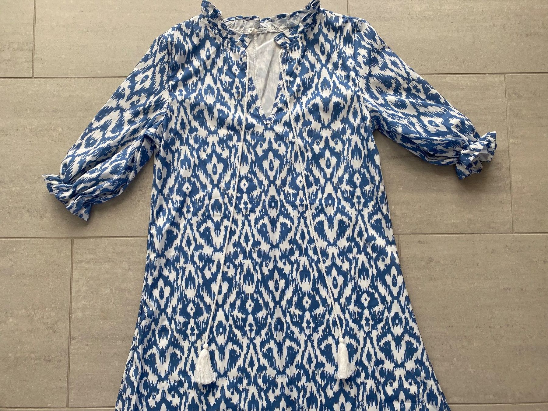 Vestiti: Sommer Maxi-Dress hellblau weiss - Grösse S – Usato da Uetikon am See venduto da cristalllina 1
