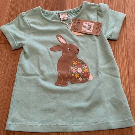 Frugi T-Shirt Häschen 12-18 Monate NEU