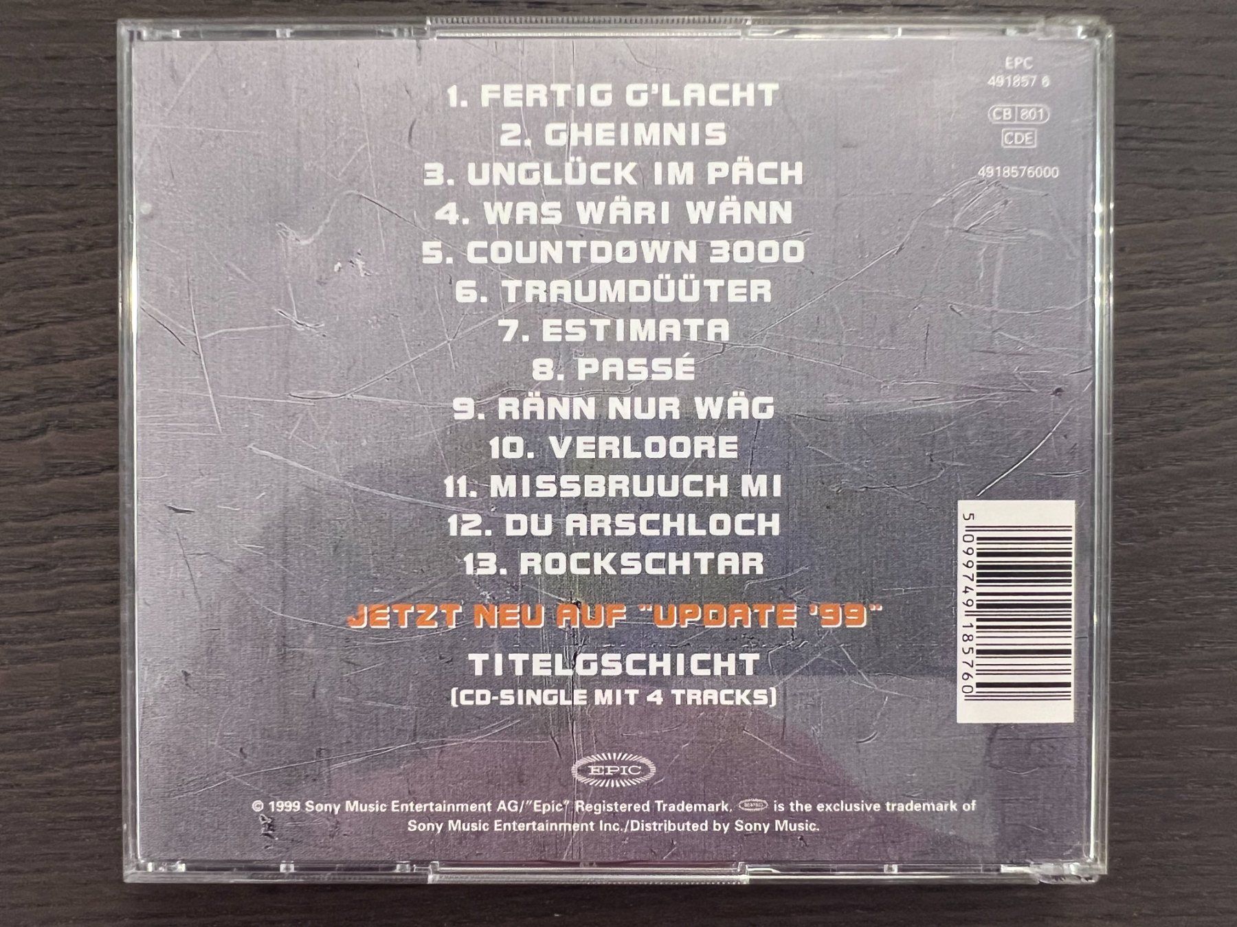 CDs: Subzonic - Update '99 – Gebraucht aus Zürich von MusikFreunde 1