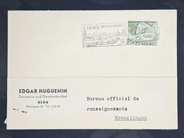 CL23 Carte Postale + Timbre Suisse 1960
