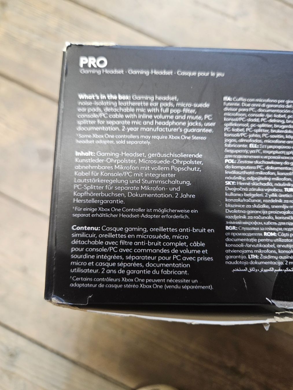 Logitech Casques audio: Logitech Pro Wired Gaming Headset – D'occasion à Zürich par RiggyBiggy 2