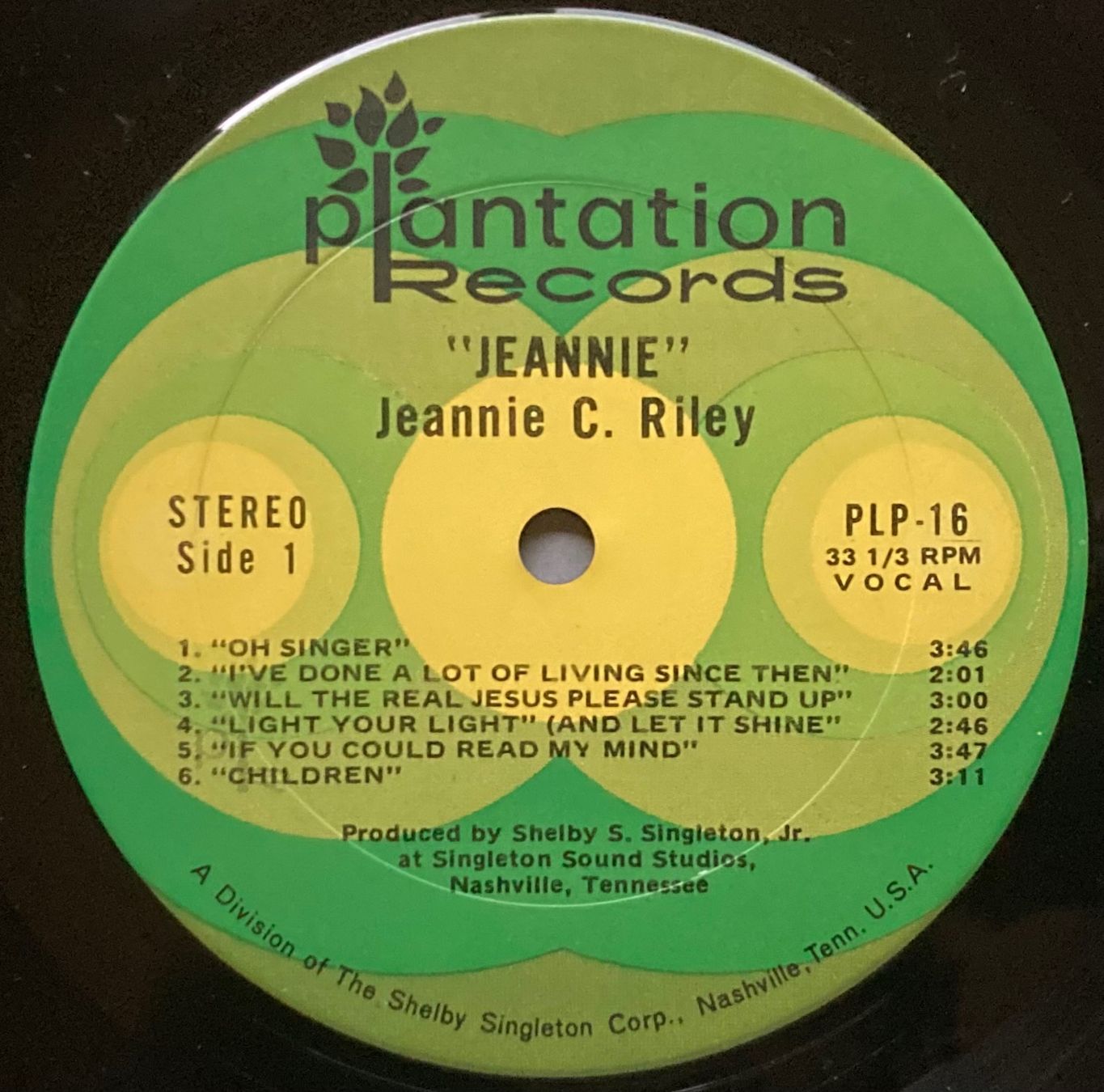 Dischi in vinile: JEANNIE C. RILEY - JEANNIE – Usato da Poliez-Pittet venduto da Newtown-Records 2