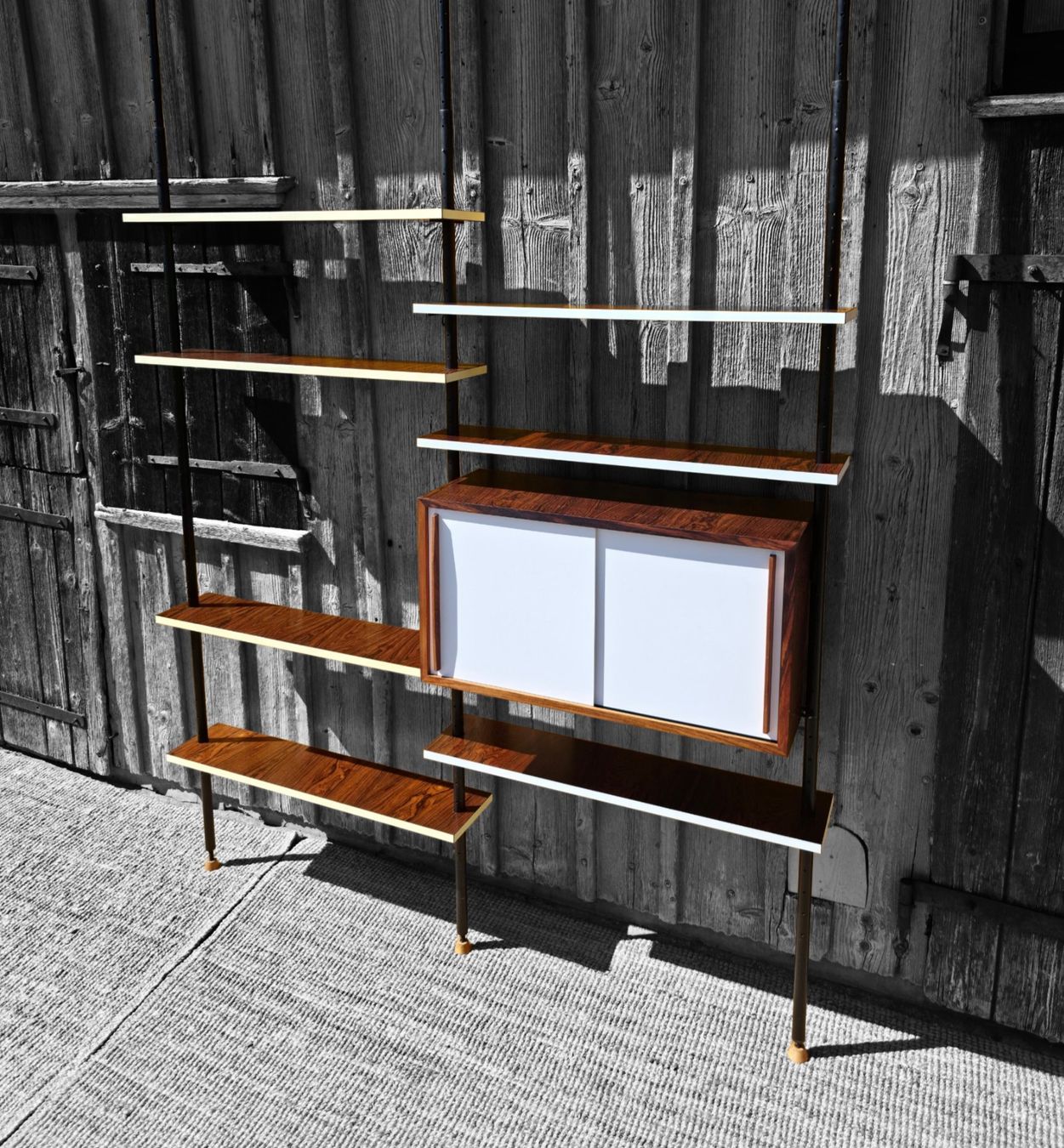 Scaffali: Rare Teleskopregal  Palisander mit Korpus – Usato da Haslen AI venduto da Vintagelix 9