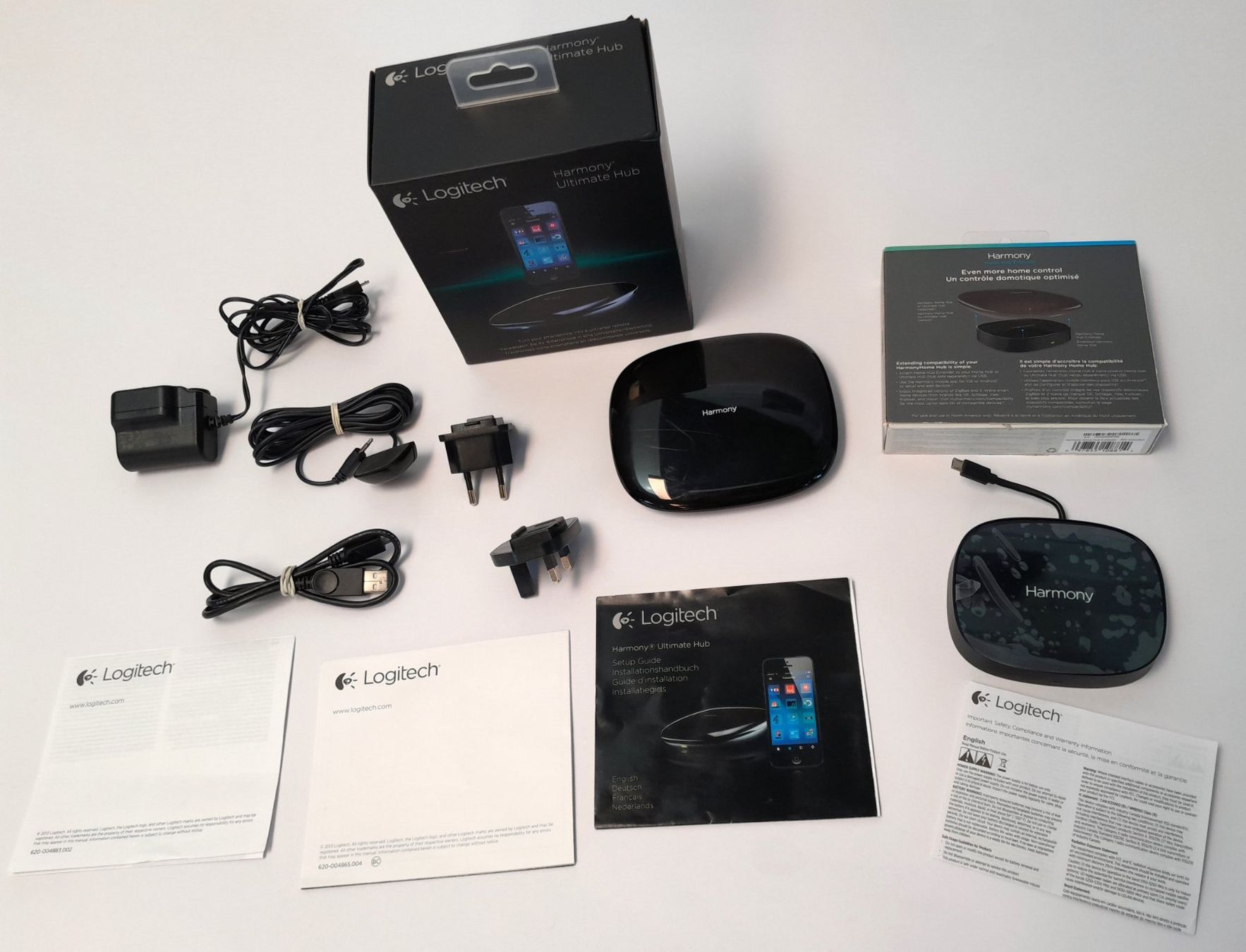 Logitech Hubs & Switches: LOGITECH Harmony Ultimate Hub + Hub Extender – Gebraucht aus Richterswil von