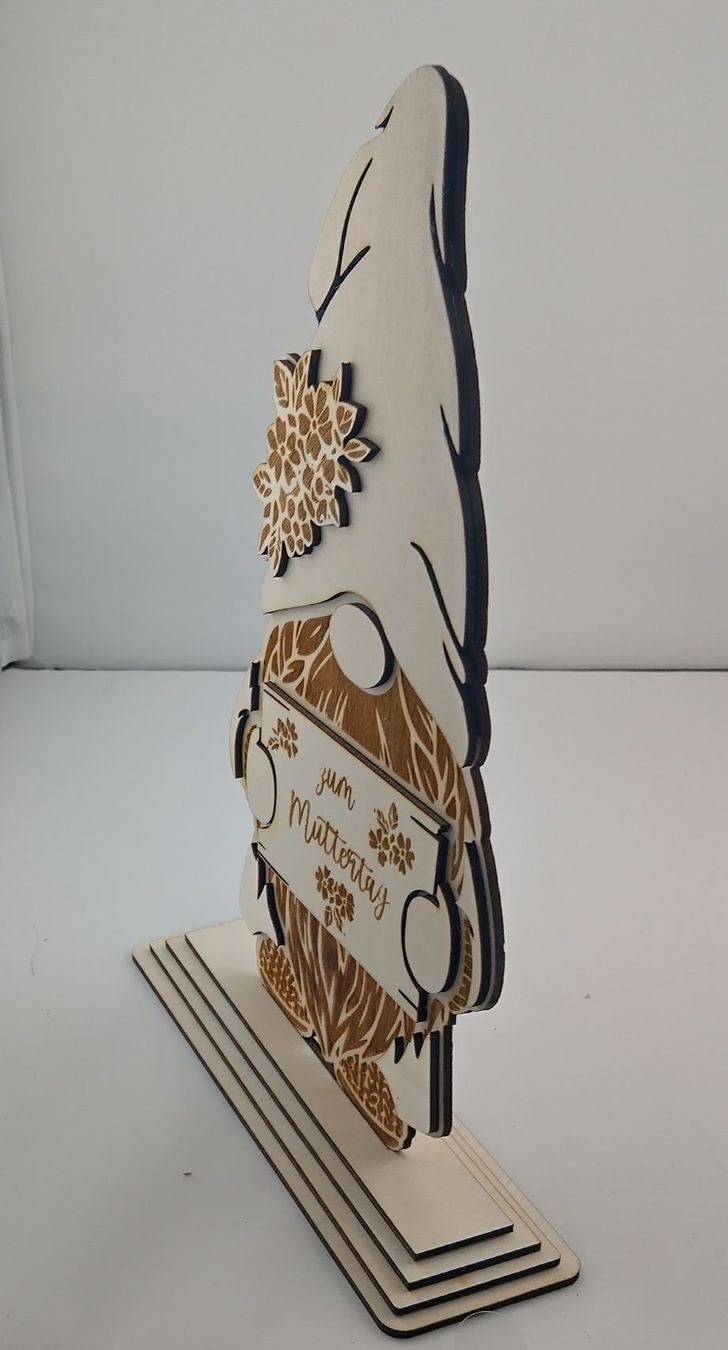 Statuette: Wichtel / Gnom / Holz / Muttertag – Nuovo e nell'imballaggio originale da Dagmersellen venduto da mar_h5rk 1
