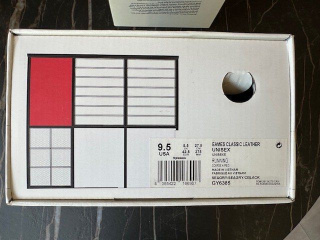Reebok Scarpe da uomo: Reebok x Eames Classic Leather: Elephant-Sneaker, Gr.42,5 EU – Nuovo (secondo la descrizione) da Arbon venduto da Regire 5