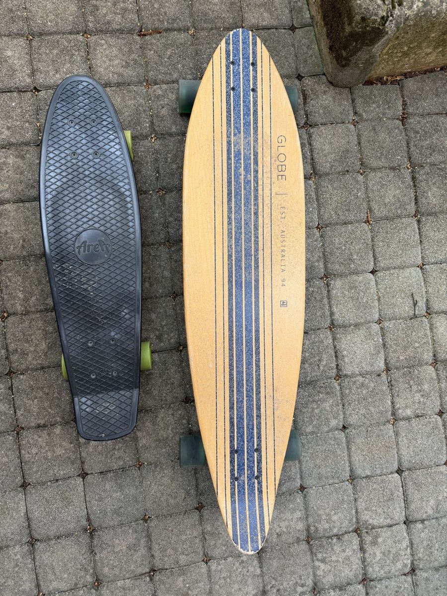 Penny Skateboards Skateboards: Lot de 2 skateboards Globe et Penny – Gebraucht aus Neuchâtel von londres1 1