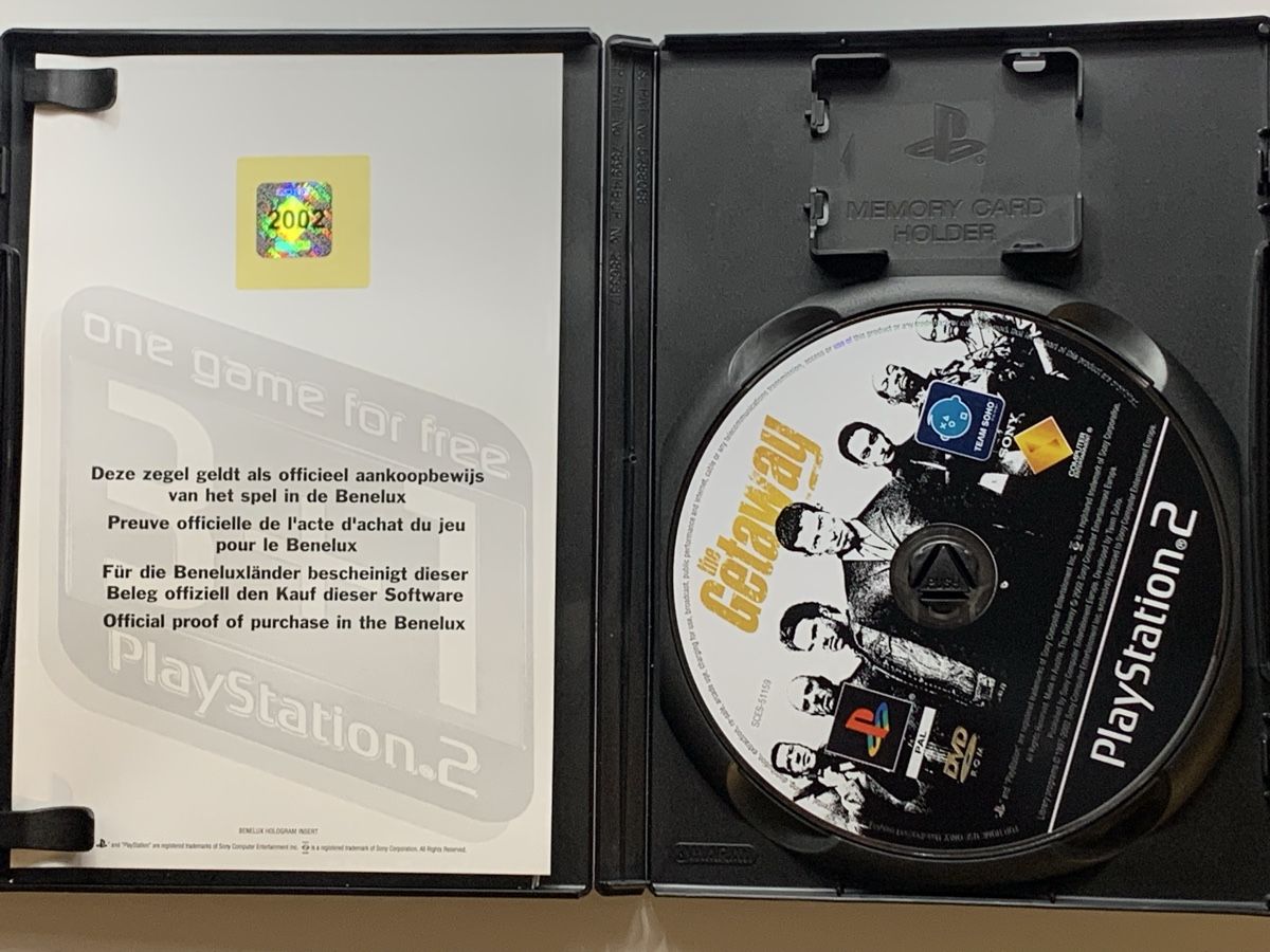 Sony Giochi: The Getaway - PS2 – Usato da Ostermundigen venduto da RG-Collector 2