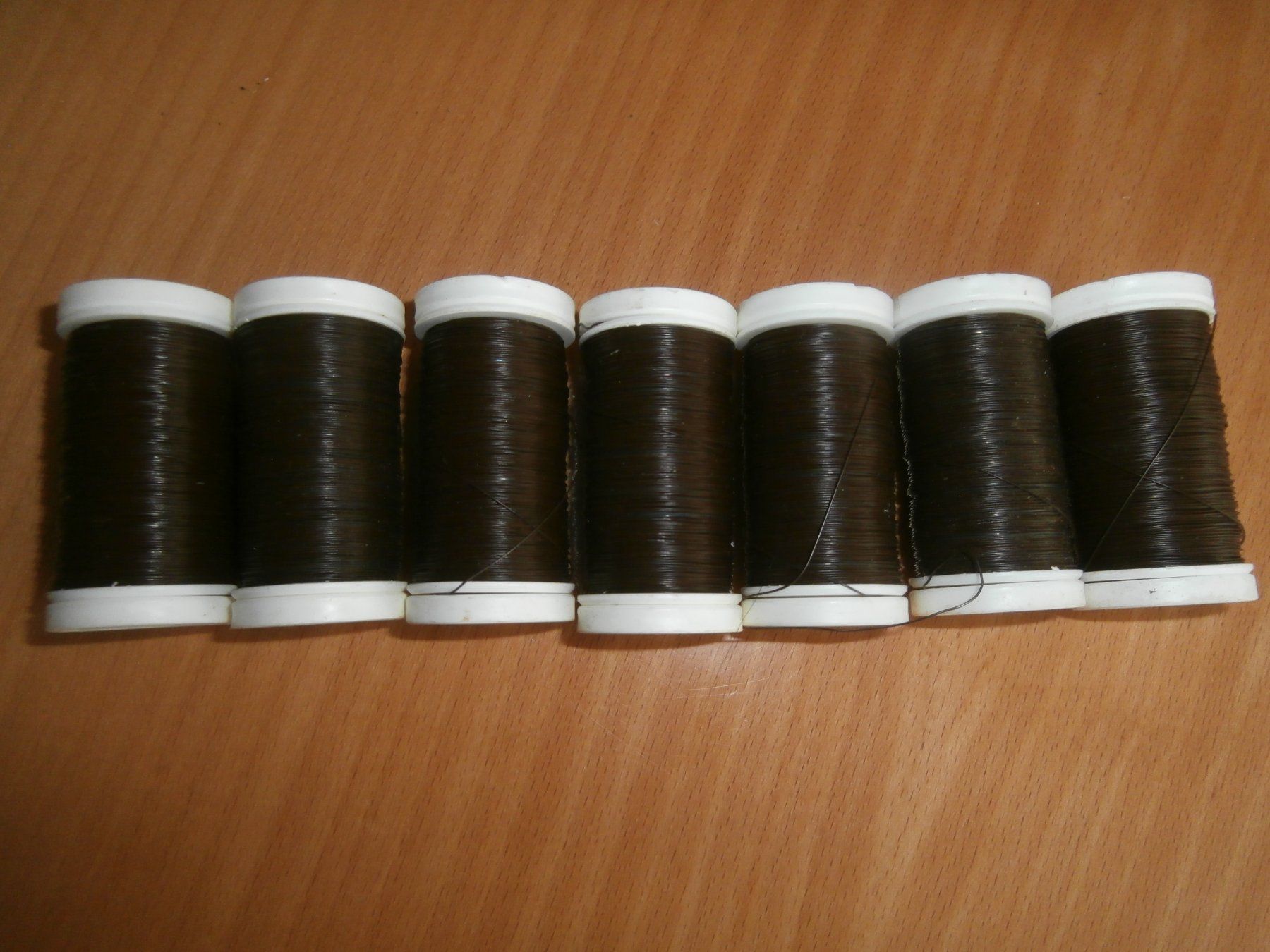 Bastelsets: Bindedraht braun 0,35 mm - 7 Rollen – Neu (gemäss Beschreibung) aus Pfäffikon ZH von variohappy 1