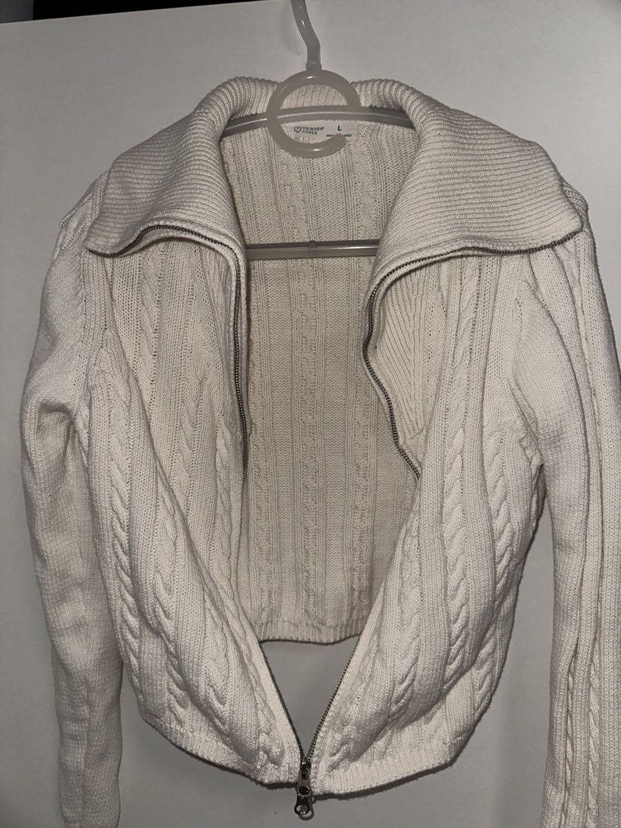 Maglioni & Felpe: Winter Strickjacke / Strick Jacke, Creme, Grösse L – Nuovo (secondo la descrizione) da Zürich venduto da kri_hy6t