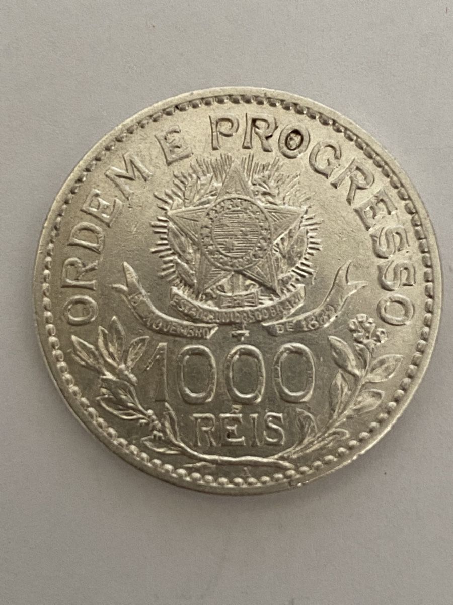 Alle Münzen: Brésil, 1000 Reis 1913 argent – Gebraucht aus Corsier-sur-Vevey von Ginoarturo 1