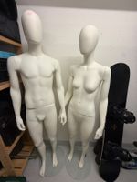 Schaufensterpuppen Mann & Frau weiss