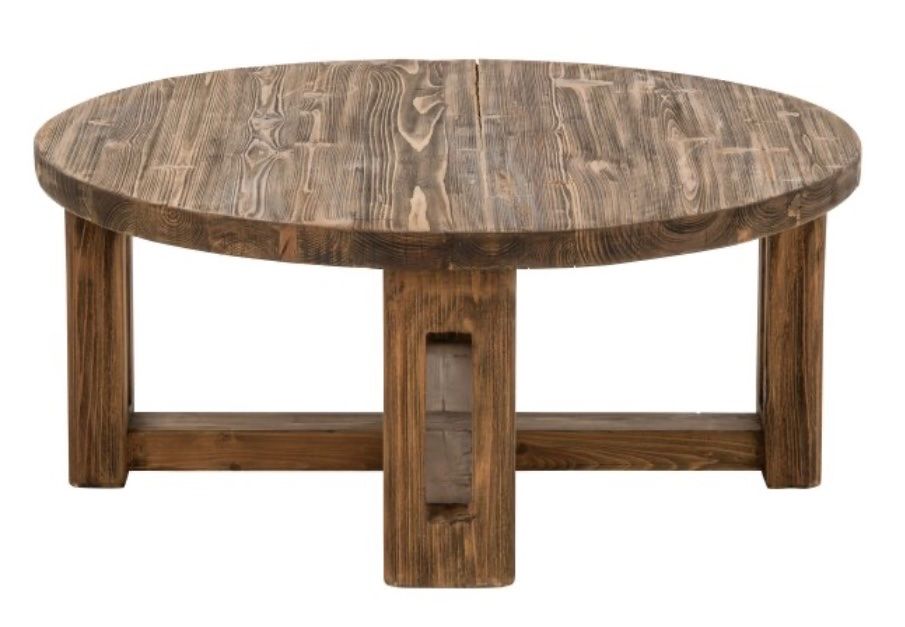 Tavoli: Rustikaler Wohnzimmertisch aus Holz -TOP – Nuovo e nell'imballaggio originale da Ruswil venduto da Miami-2026
