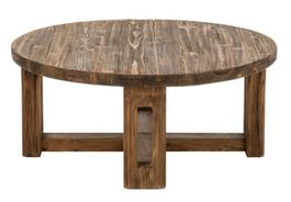 Rustikaler Wohnzimmertisch aus Holz -TOP