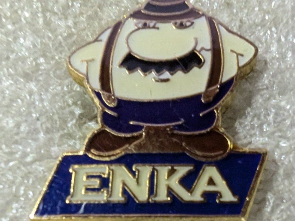 Placchette & Badge: Ansteckpin 205: Enka – Usato da Oppligen venduto da Pin-Fall-Shop