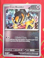 Iron Boulder - Reverse Holo Pokemon Prismatic Evolution