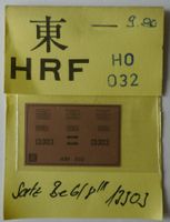 HRF 032 Messing-Beschriftungssatz für SBB Be 6/8III 13303