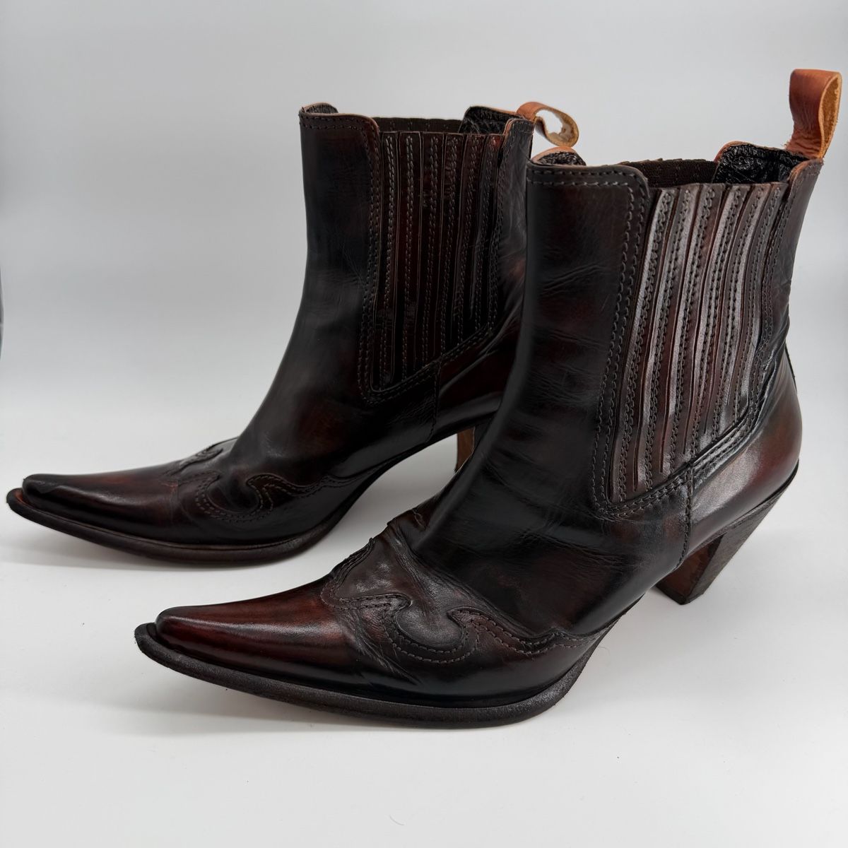 Canapé 2 Places Vintage en Cuir Épais, 1980s en vente sur