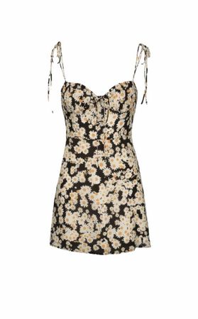 Realisation Par Silk Floral Mini Dress 