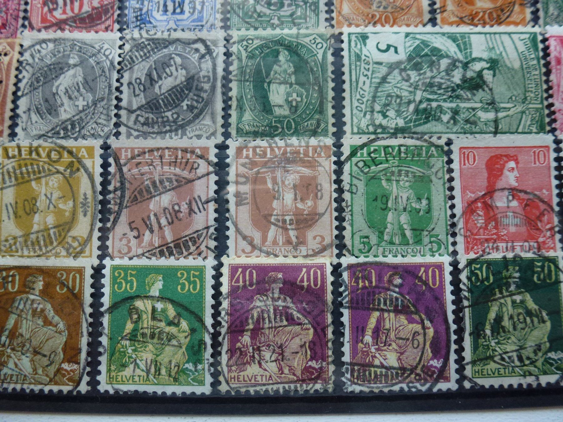 Tutti i francobolli: Kleine Schweizer Briefmarkensammlung ab Strubeli – Usato da Walkringen venduto da Casablanca777 5