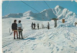 Splügenn Skibetrieb um 1967