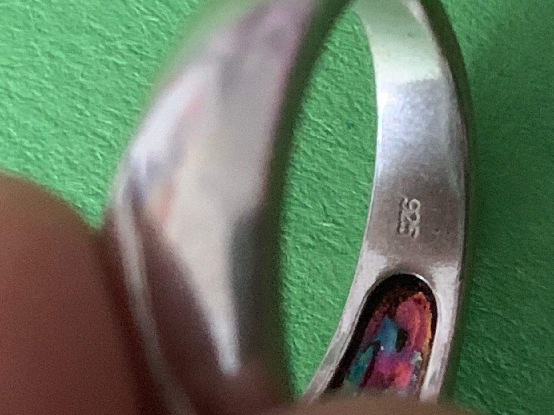 Ringe: Silberring mit rundem weisstein (gr. 54) – Gebraucht aus Dittingen von Bijoubelle 2