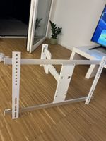 TV Wandhalterung weiss – Vollbeweglich, Schwenkbar & Auszieh
