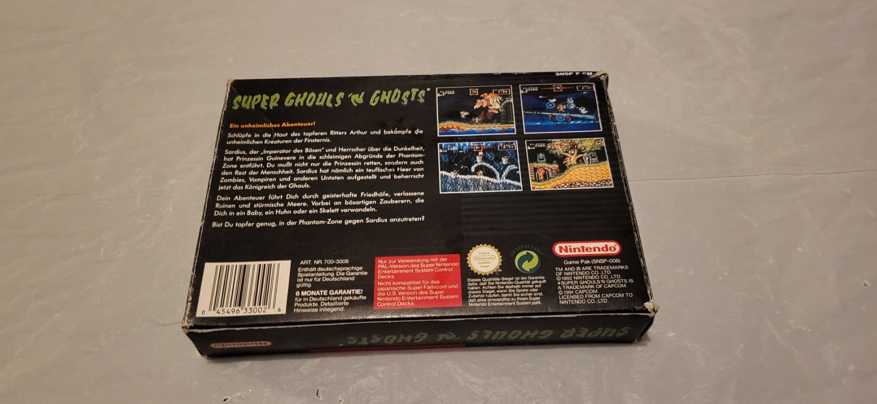 Giochi: Super Ghouls N Ghosts SNES OVP – Nuovo (secondo la descrizione) da Gretzenbach venduto da Uli1980 5